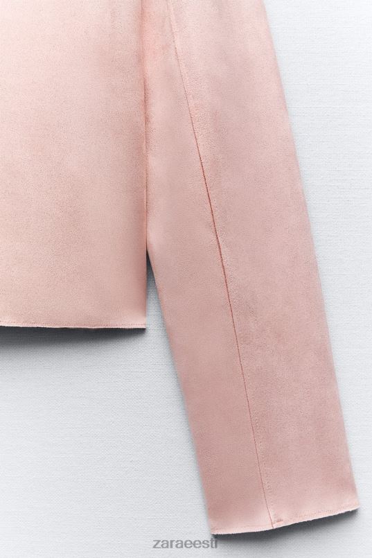 Zara kunstnahast pealissärk naised roosa Riietus 42F0H117