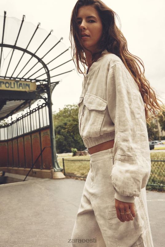 Zara linane taskupommitaja naised liiv Riietus 42F0H66