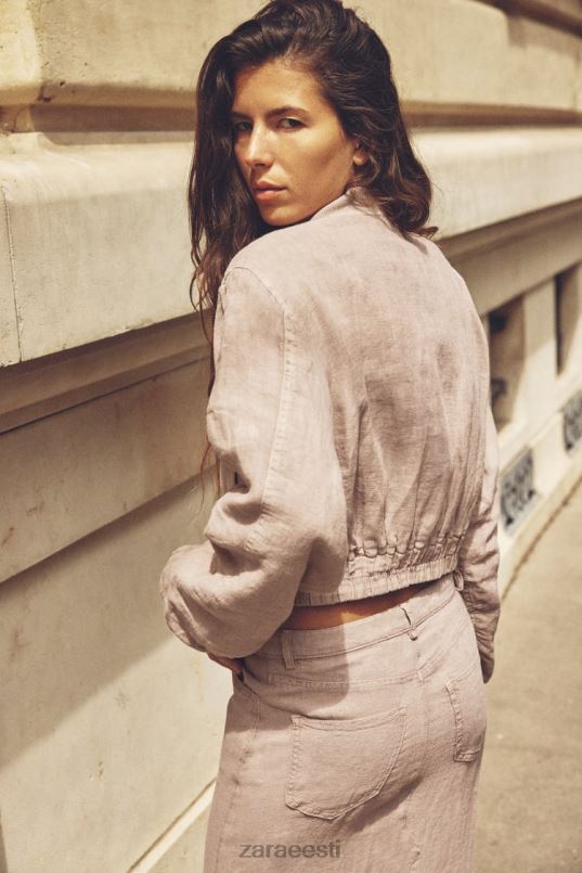 Zara linane taskupommitaja naised roosa Riietus 42F0H84