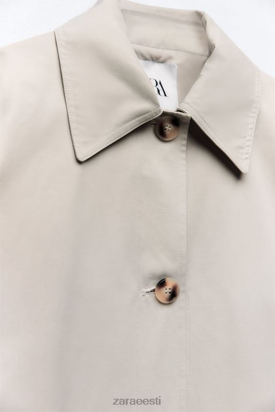 Zara ülisuur taskutega kraav naised liiv Riietus 42F0H131