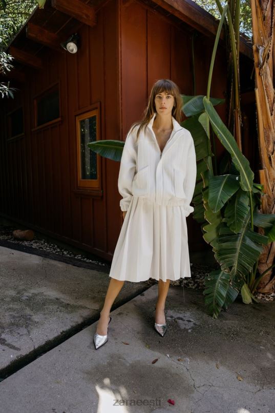 Zara ülisuur tepitud bomber naised ekru Riietus 42F0H54