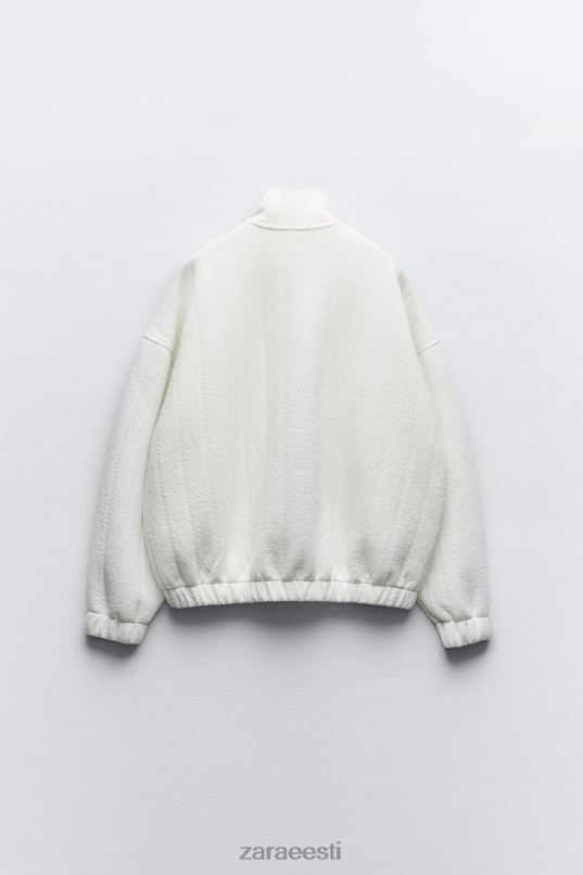 Zara ülisuur tepitud bomber naised ekru Riietus 42F0H54