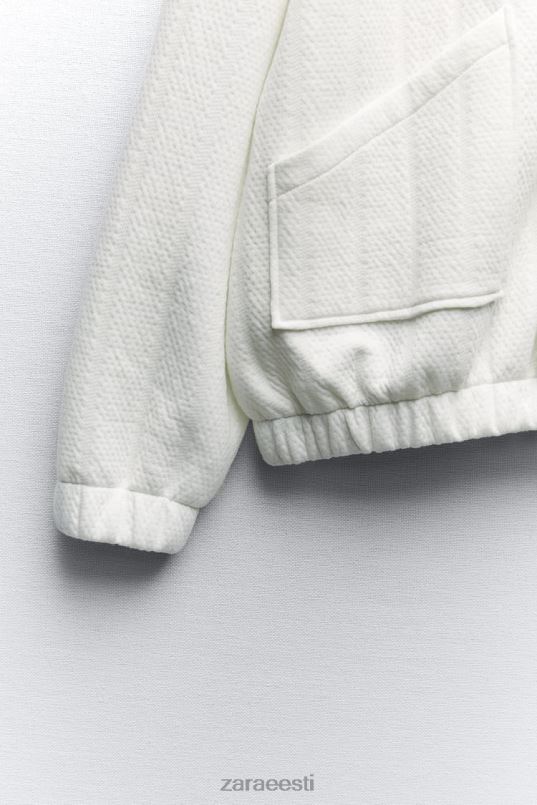 Zara ülisuur tepitud bomber naised ekru Riietus 42F0H54