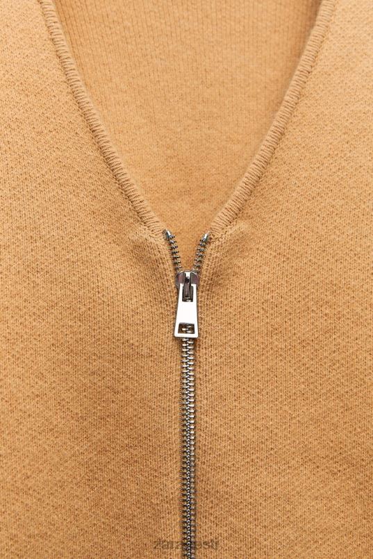 Zara lukuga villapomm naised taupe pruun Riietus 42F0H27