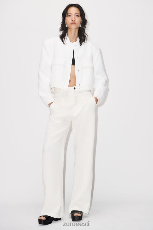 Zara maxi taskupommitaja naised ekru Riietus 42F0H127