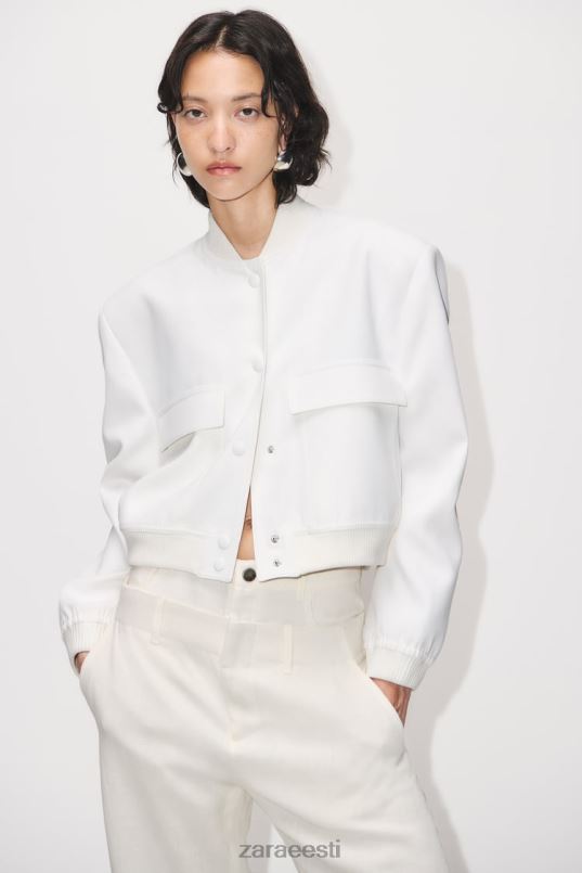 Zara maxi taskupommitaja naised ekru Riietus 42F0H127