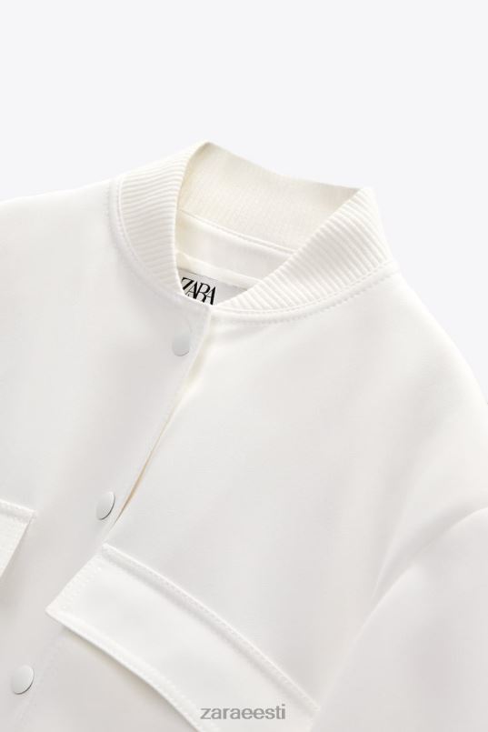 Zara maxi taskupommitaja naised ekru Riietus 42F0H127