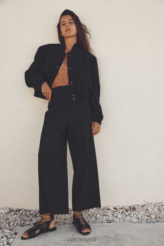 Zara maxi taskupommitaja naised must Riietus 42F0H19