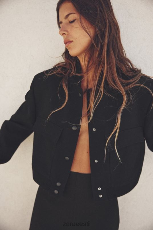 Zara maxi taskupommitaja naised must Riietus 42F0H19