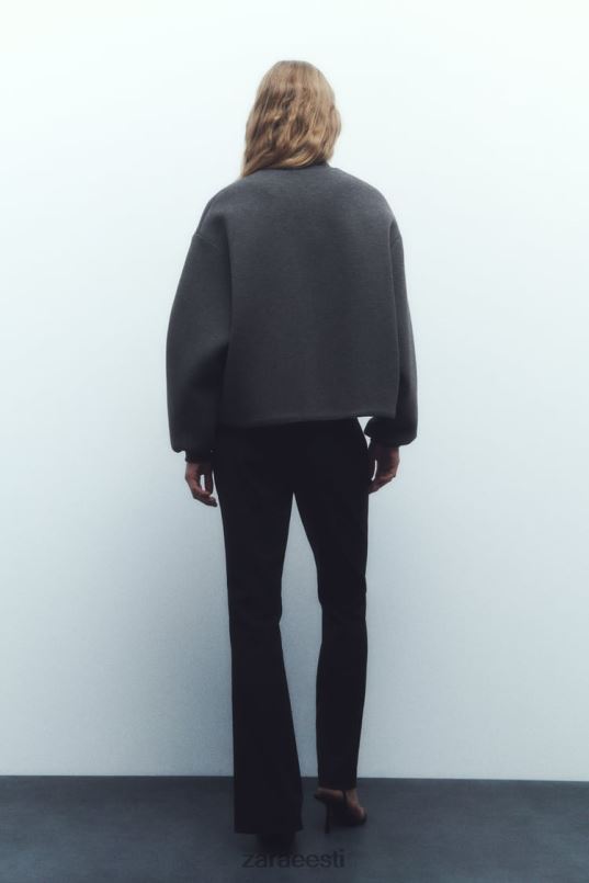 Zara neopreenefektiga bomber jope naised tumehall Riietus 42F0H49