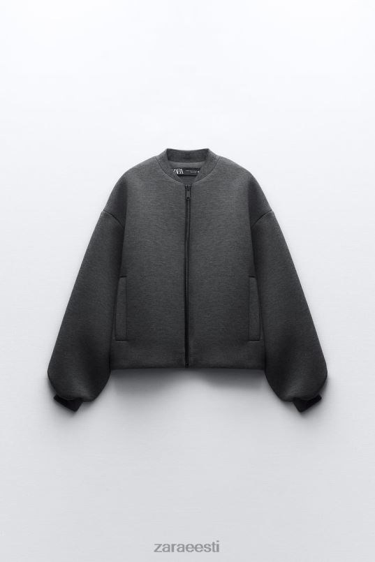 Zara neopreenefektiga bomber jope naised tumehall Riietus 42F0H49