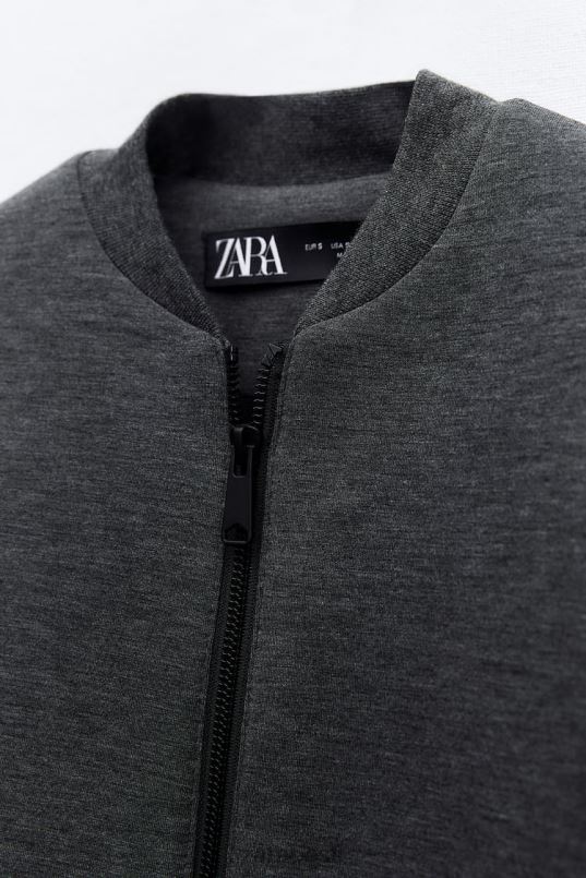 Zara neopreenefektiga bomber jope naised tumehall Riietus 42F0H49