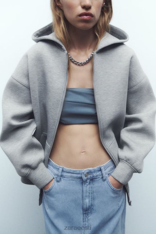 Zara neopreenefektiga jakk naised hall Riietus 42F0H23