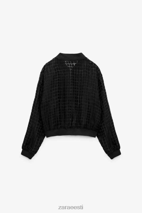 Zara organza pommitaja naised must Riietus 42F0H92