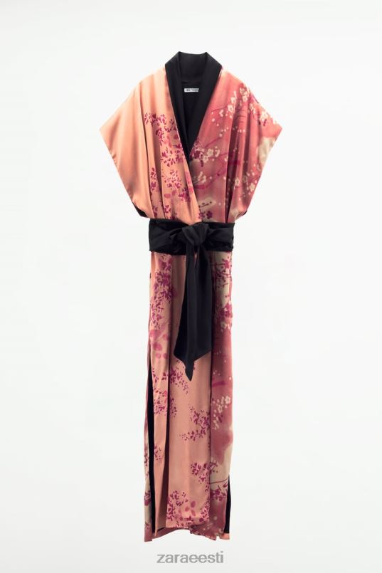 Zara pika trükiga kimono naised roosa Riietus 42F0H105