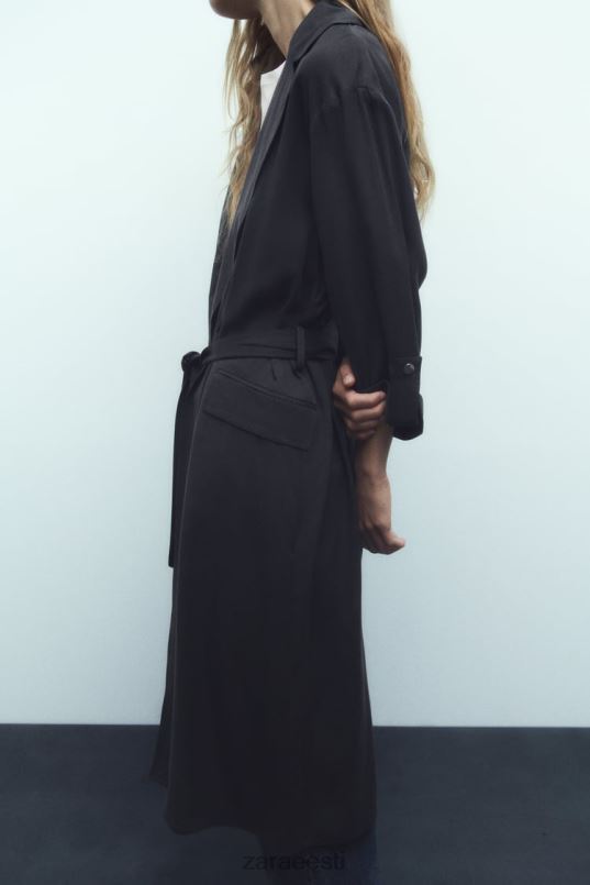 Zara pikk vedel trentšmantel naised hall Riietus 42F0H74
