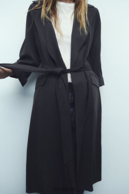 Zara pikk vedel trentšmantel naised hall Riietus 42F0H74