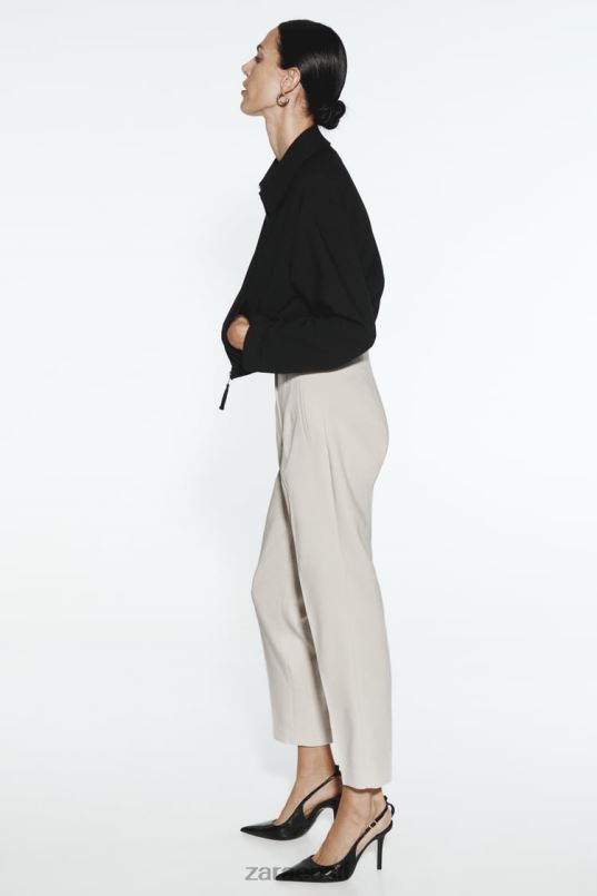 Zara särgi stiilis bomber jope naised must Riietus 42F0H44