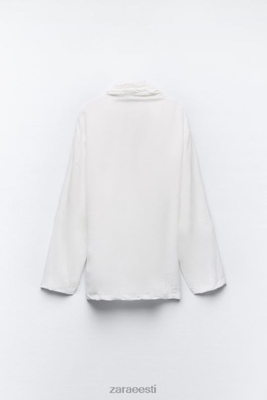 Zara seotud kortsus kimono naised valge Riietus 42F0H85