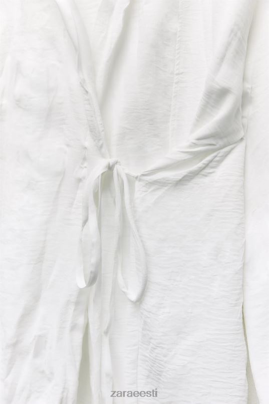 Zara seotud kortsus kimono naised valge Riietus 42F0H85