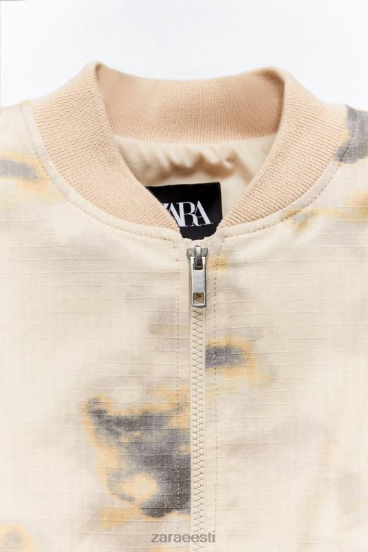 Zara trükitud pommitaja naised beež Riietus 42F0H43
