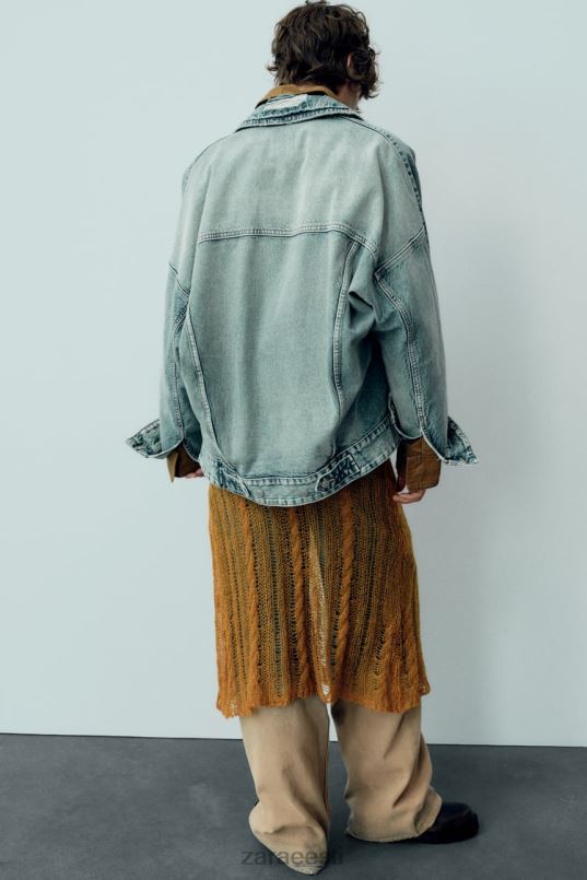 Zara trf ülisuur teksajakk naised helesinine Riietus 42F0H91