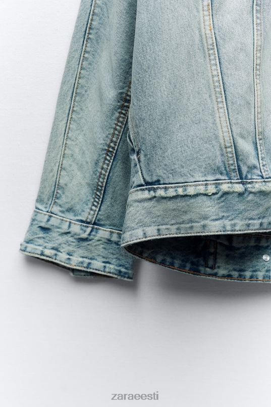 Zara trf ülisuur teksajakk naised helesinine Riietus 42F0H91