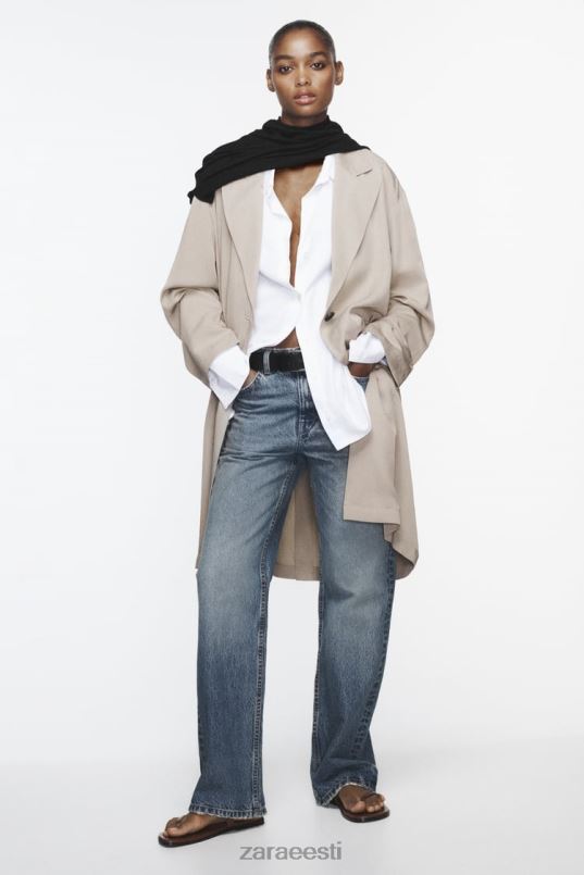 Zara voolav trentšmantel naised naarits Riietus 42F0H37