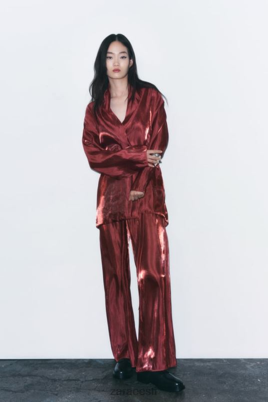 Zara wrap kimono naised telliskivi Riietus 42F0H52