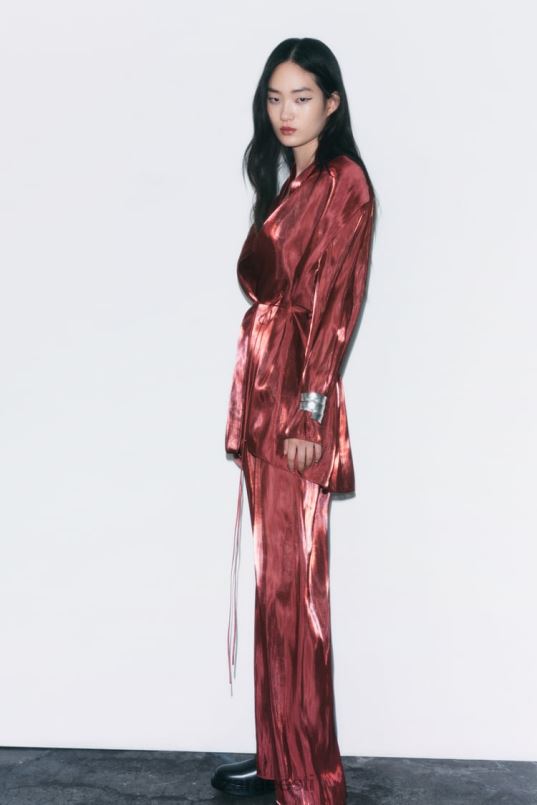 Zara wrap kimono naised telliskivi Riietus 42F0H52