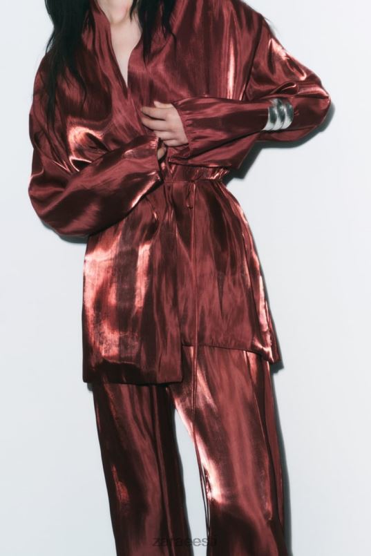 Zara wrap kimono naised telliskivi Riietus 42F0H52