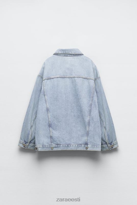 Zara zw ülisuur teksajakk naised helesinine Riietus 42F0H138