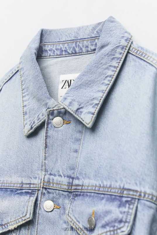 Zara zw ülisuur teksajakk naised helesinine Riietus 42F0H138