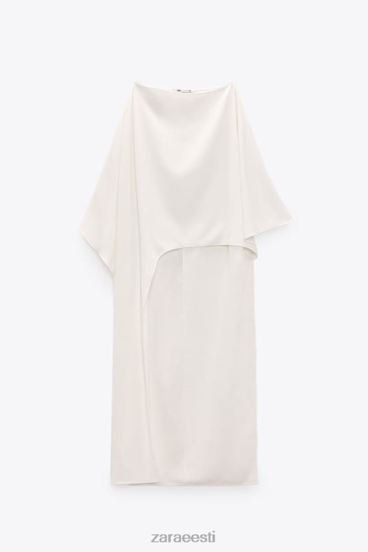 Zara asümmeetriline keep pluus naised ekru Riietus 42F0H301
