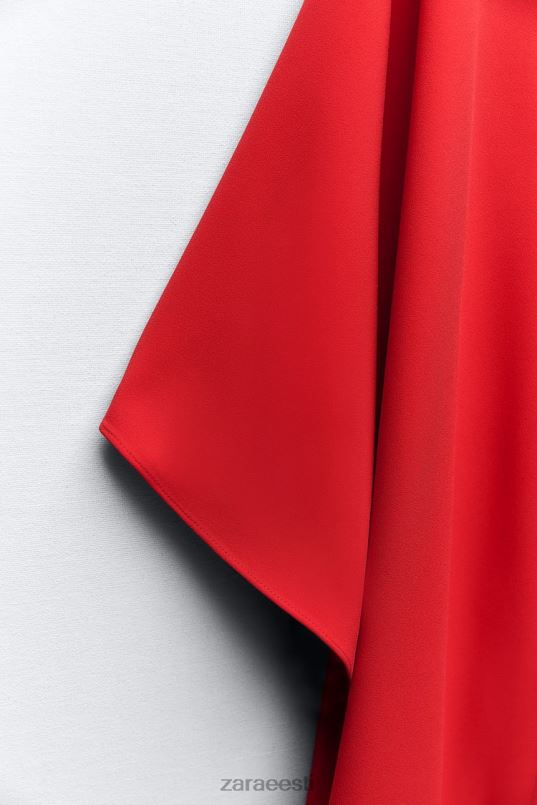 Zara asümmeetriline keep pluus naised erepunane Riietus 42F0H306