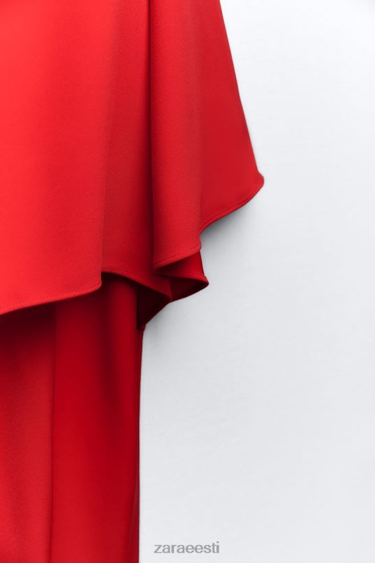 Zara asümmeetriline keep pluus naised erepunane Riietus 42F0H306