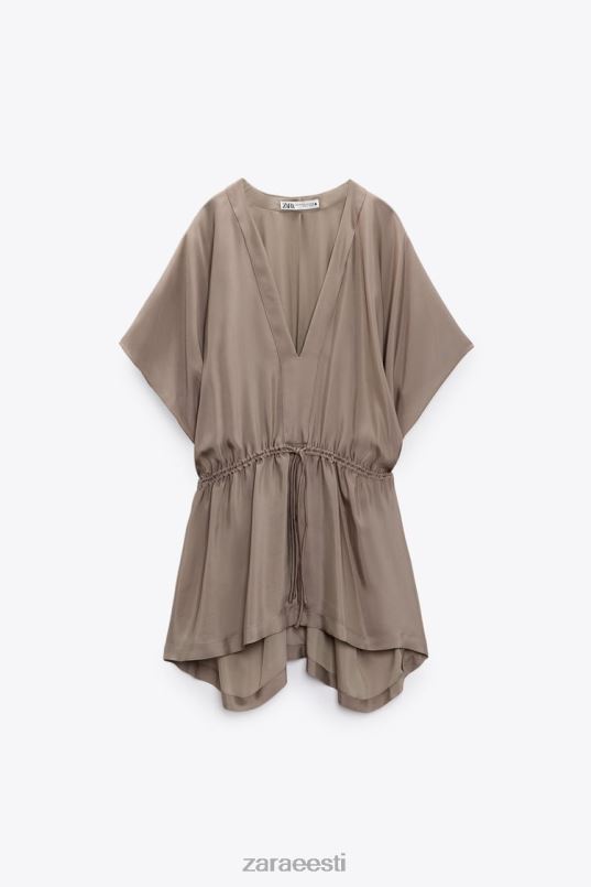 Zara asümmeetriline tuunikapluus naised pruun/teip Riietus 42F0H402