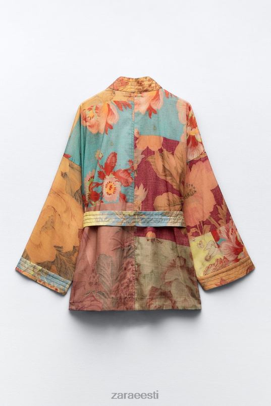 Zara lapitehnikas trükiga pluus naised mitmevärviline Riietus 42F0H449