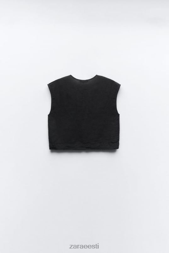 Zara linane pluus naised antratsiithall Riietus 42F0H450