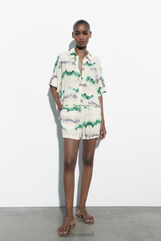 Zara lipsuvärvi särk naised mitmevärviline Riietus 42F0H406