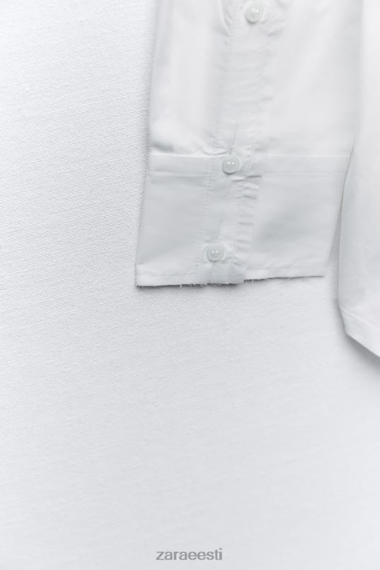 Zara ülisuur poplinsärk naised valge Riietus 42F0H292