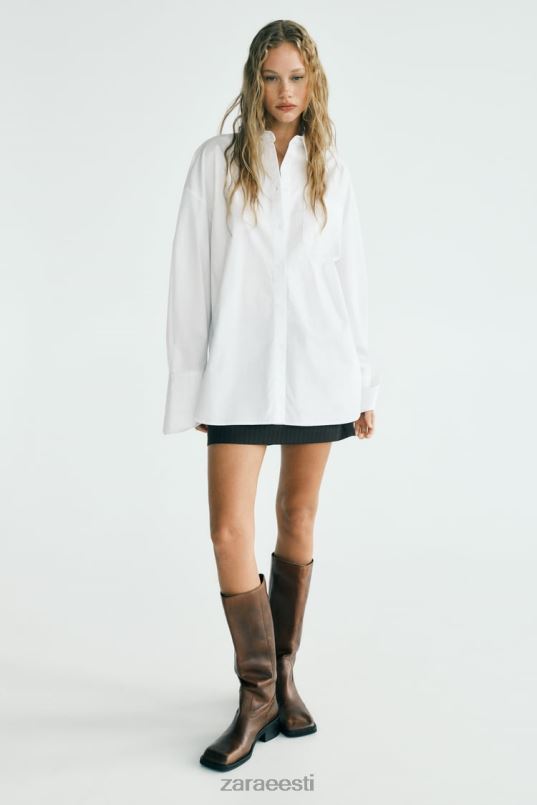 Zara ülisuur särk naised valge Riietus 42F0H443