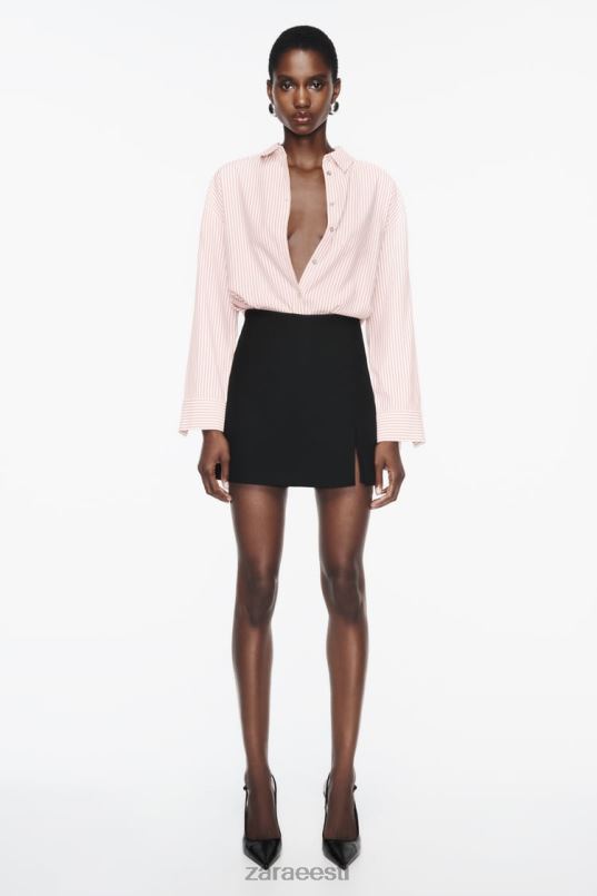 Zara ülisuur triibuline särk naised valge/punane Riietus 42F0H397