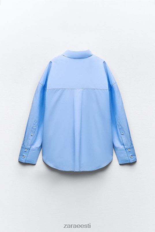 Zara oxfordi särk naised taevasinine Riietus 42F0H290
