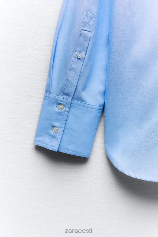 Zara oxfordi särk naised taevasinine Riietus 42F0H290
