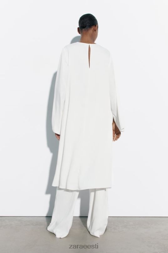 Zara pikk asümmeetriline pluus naised valge Riietus 42F0H335