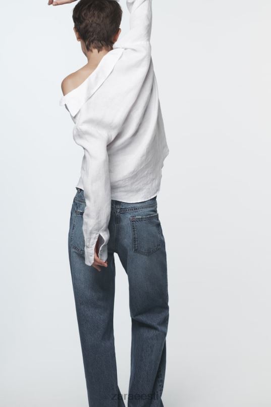 Zara pitsist linane särk naised valge Riietus 42F0H418