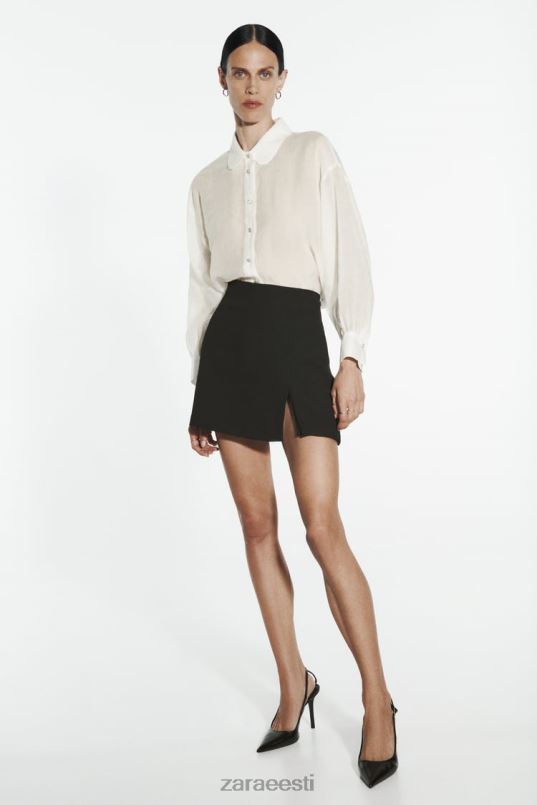 Zara poolläbipaistev juveelsärk naised ekru Riietus 42F0H348