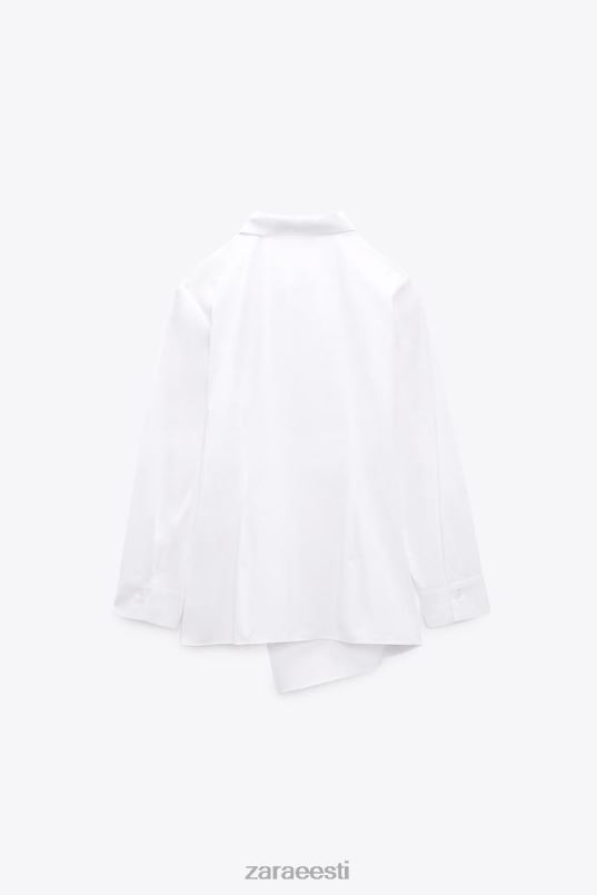 Zara popliinist ümbrissärk naised valge Riietus 42F0H332