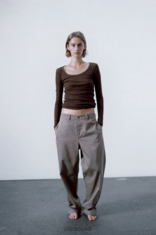 Zara soonik särk premium naised pruun Riietus 42F0H831